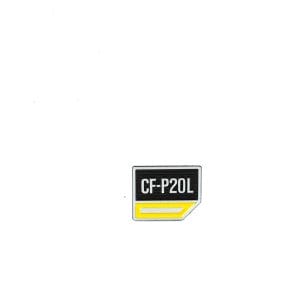 OEM Nameplate  Control Grip - CF-P20L